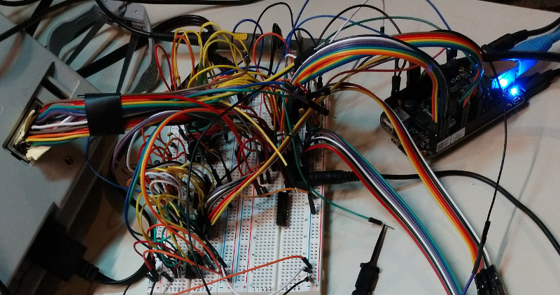 BeagleSatella breadboard prototype